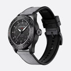 Montre Homme Solaire Aviateur avec Cadran 43 mm, Bracelet Nylon - vue 2 - Montrelio