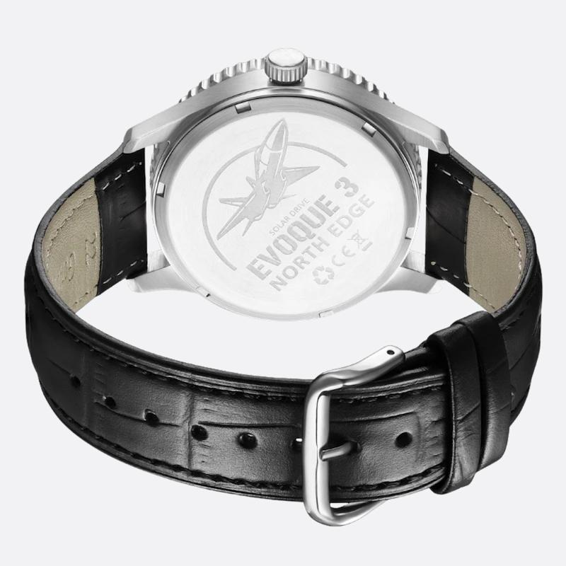 Montre Homme Solaire Aviateur Chronographe - vue 2 - Montrelio