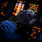 Montre Homme Solaire Aviateur Chronographe - vue 4 - Montrelio