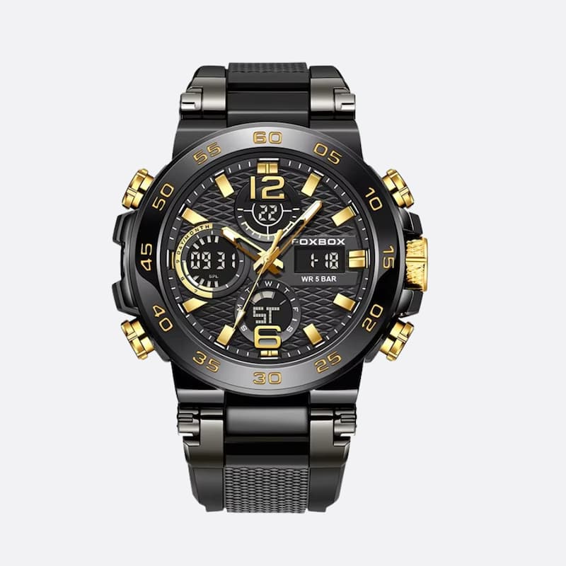 Montre Homme Sport Quartz Luxe 46mm - vue 3 - Montrelio