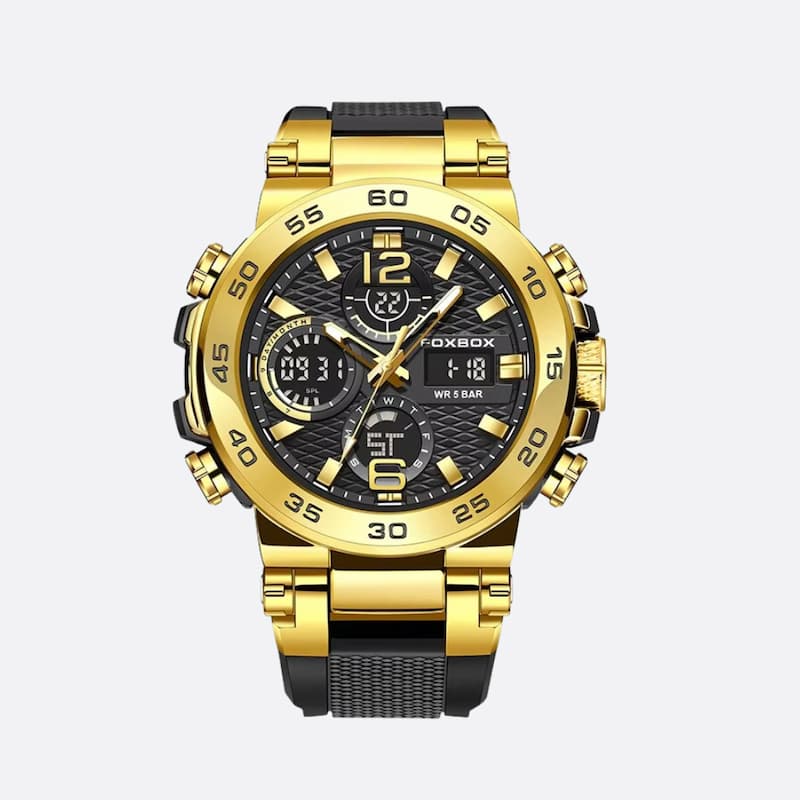 Montre Homme Sport Quartz Luxe 46mm - vue 4 - Montrelio