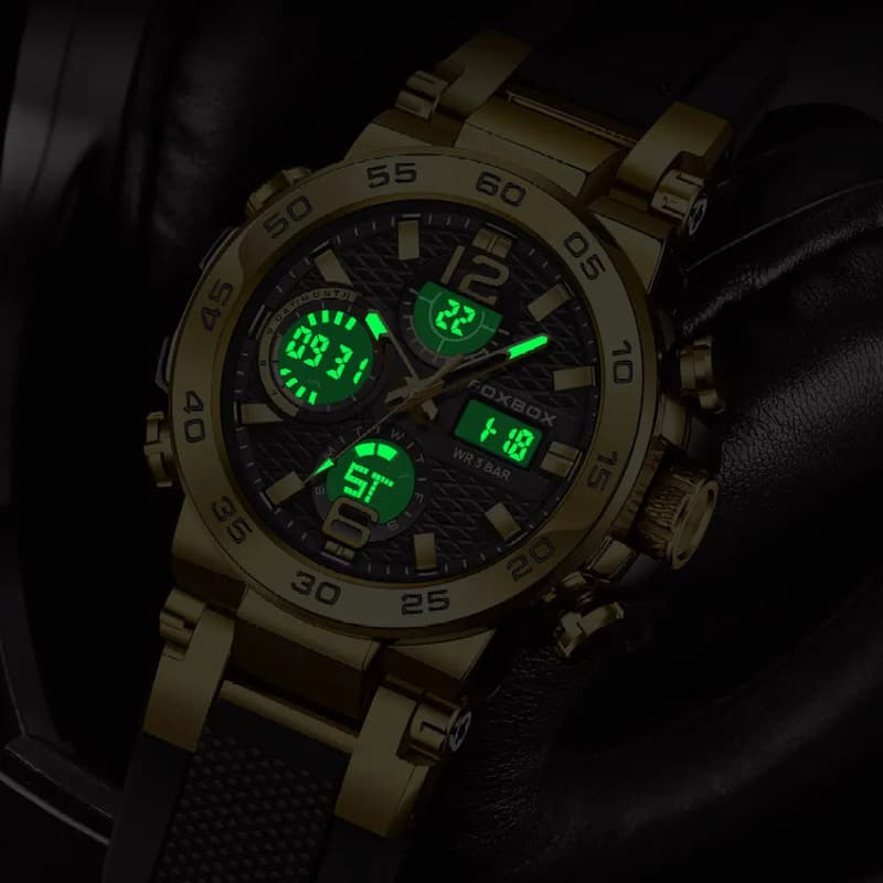 Montre Homme Sport Quartz Luxe 46mm - vue 7 - Montrelio