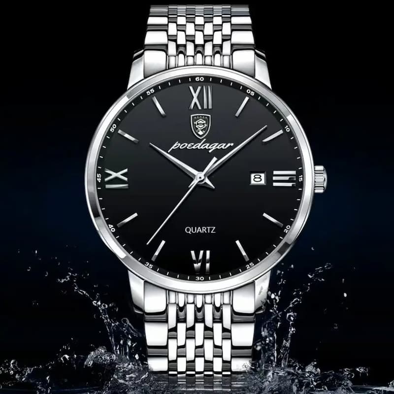 Montre Homme Ultra-Fine en Acier, Design Minimaliste - vue 8 - Montrelio