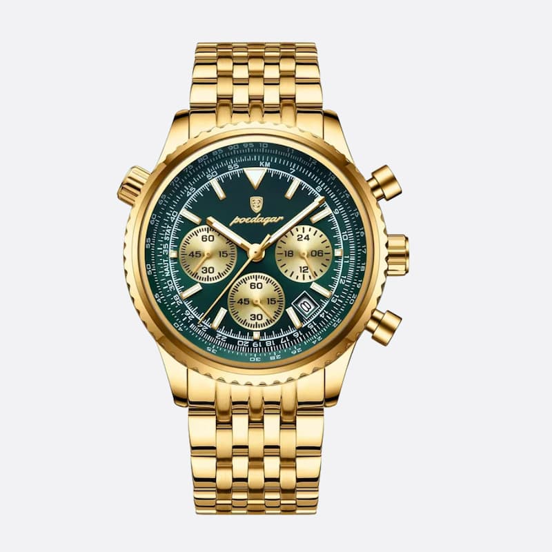 Montre Luxe chronographe homme, Style Sport - vue 3 - Montrelio