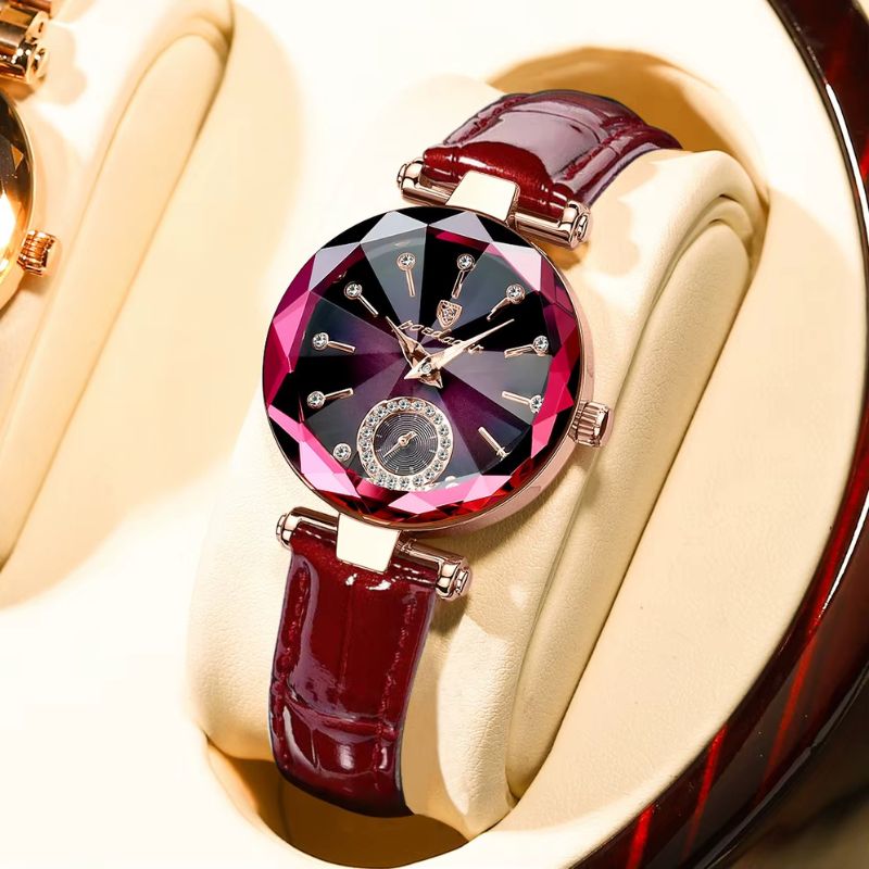 Montre luxe femme Diamant Facetté - vue 6 - Montrelio