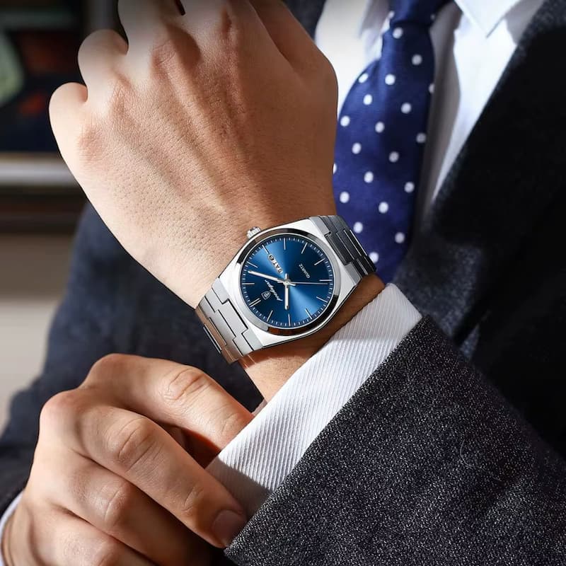 Montre Luxe Homme Quartz Design Moderne - vue 4 - Montrelio