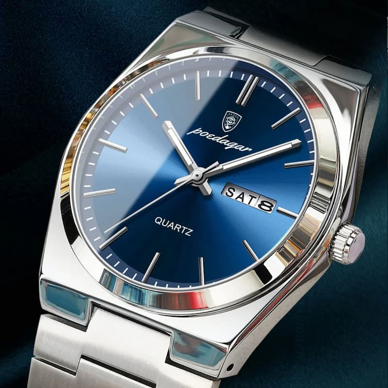 Montre Luxe Homme Quartz Design Moderne - vue 6 - Montrelio