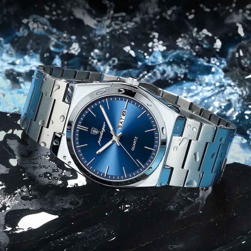 Montre Luxe Homme Quartz Design Moderne - vue 7 - Montrelio