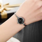 Montre Luxe Quartz Femme Bracelet Jonc Torsadé Style Bijou - vue 6 - Montrelio