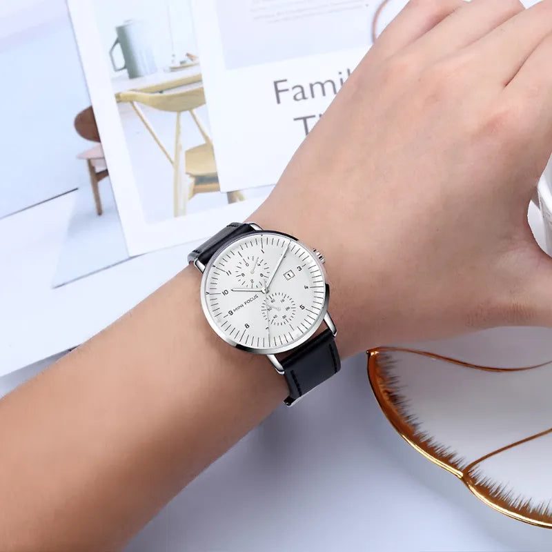 Montre Luxe Quartz Précis et Look Raffiné - vue 5 - Montrelio