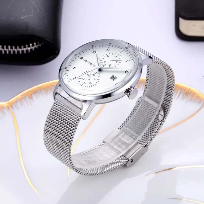 Montre Luxe Quartz Précis et Look Raffiné - vue 6 - Montrelio