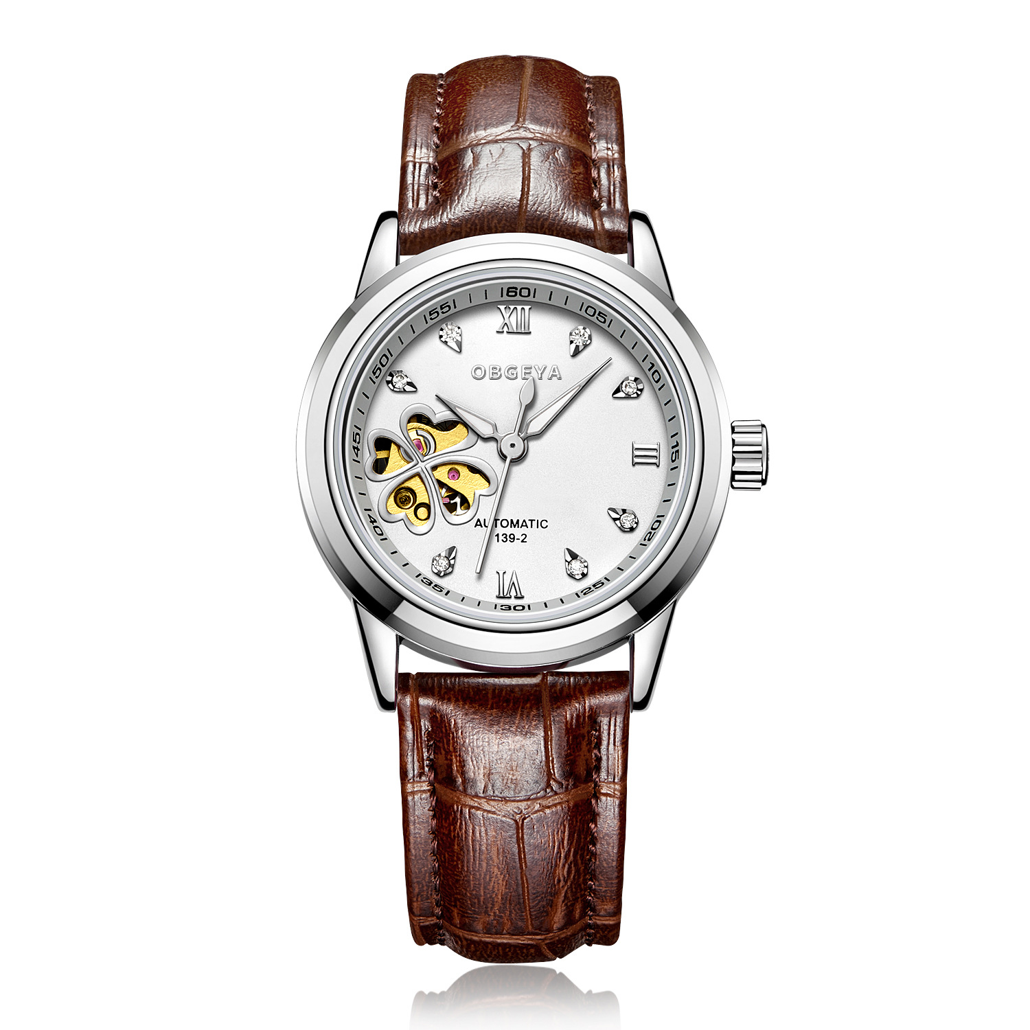Montre mécanique femme Cuir - vue 1 - Montrelio