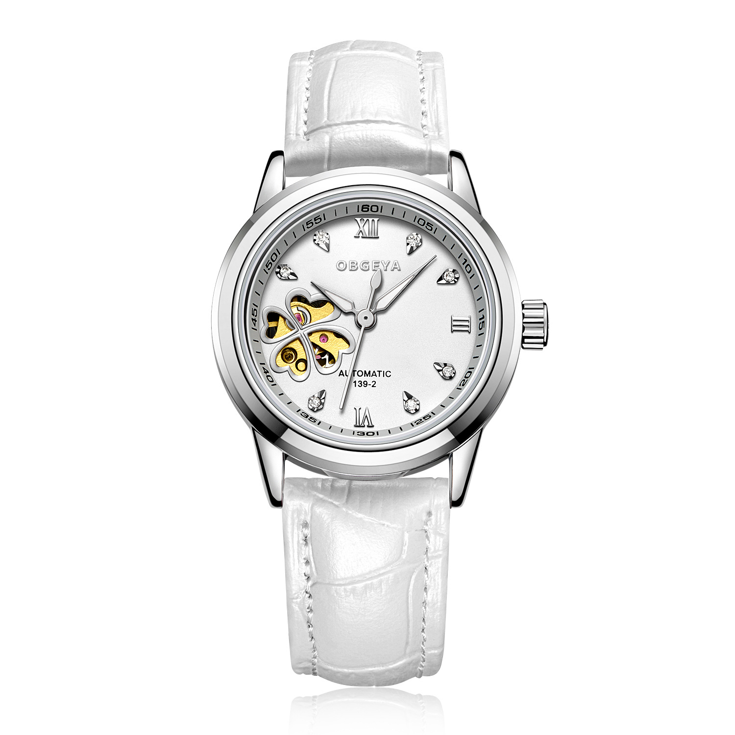 Montre mécanique femme Cuir - vue 5 - Montrelio