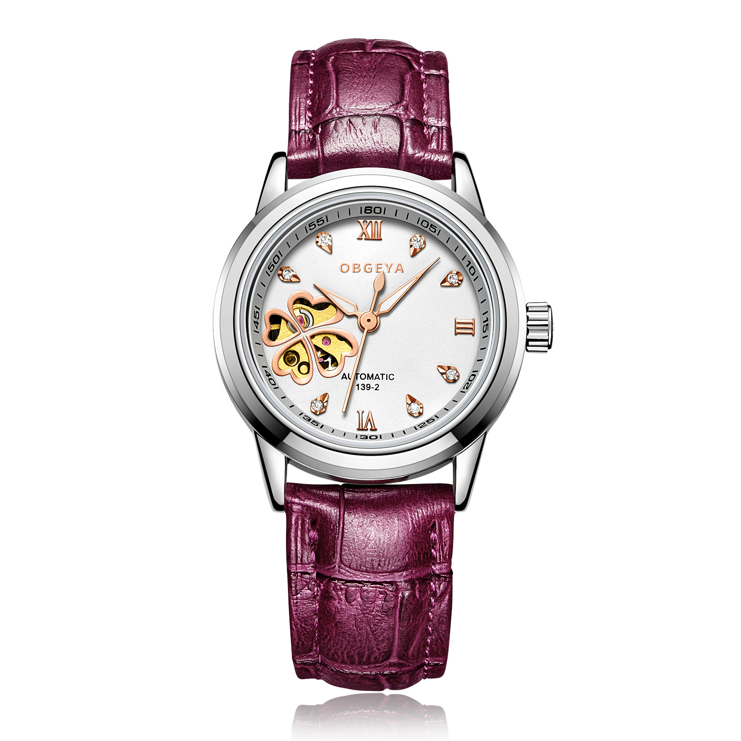 Montre mécanique femme Cuir - vue 7 - Montrelio