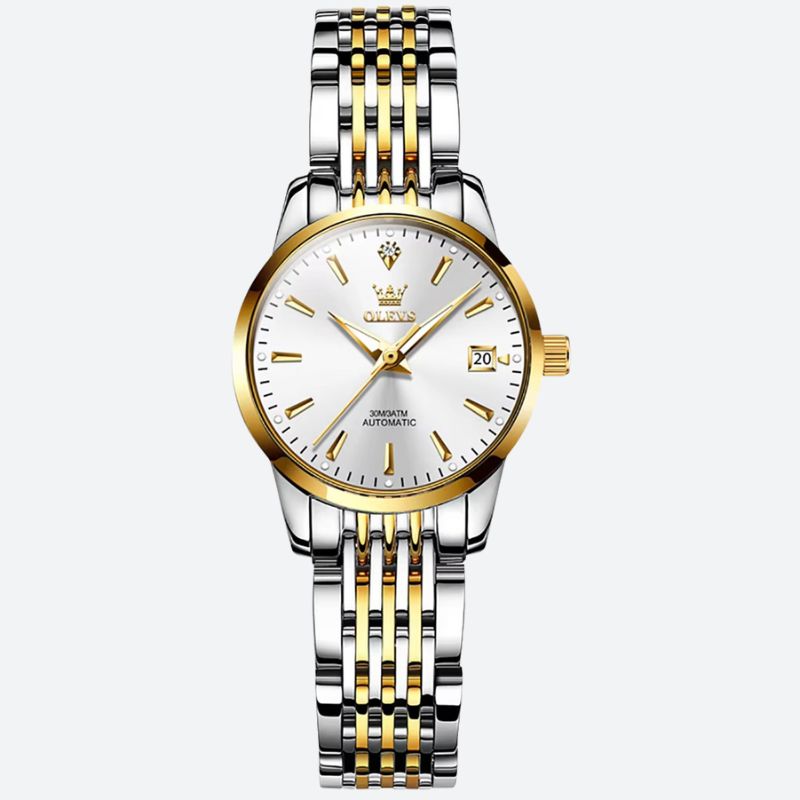 Montre mécanique femme Métal Étanche - vue 3 - Montrelio