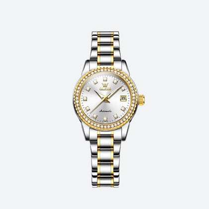 Montre mécanique femme Métal Scintillant