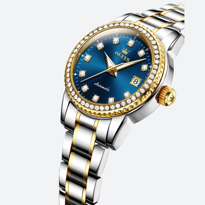 Montre mécanique femme Métal Scintillant - vue 5 - Montrelio