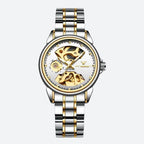 Montre mécanique femme Squelette Bicolore - vue 1 - Montrelio