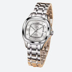 Montre mécanique femme Tonneau Bicolore - vue 3 - Montrelio