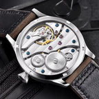 Montre mécanique homme à remontage manuel, Style aviateur classique - vue 4 - Montrelio
