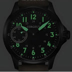 Montre mécanique homme à remontage manuel, Style aviateur classique - vue 5 - Montrelio
