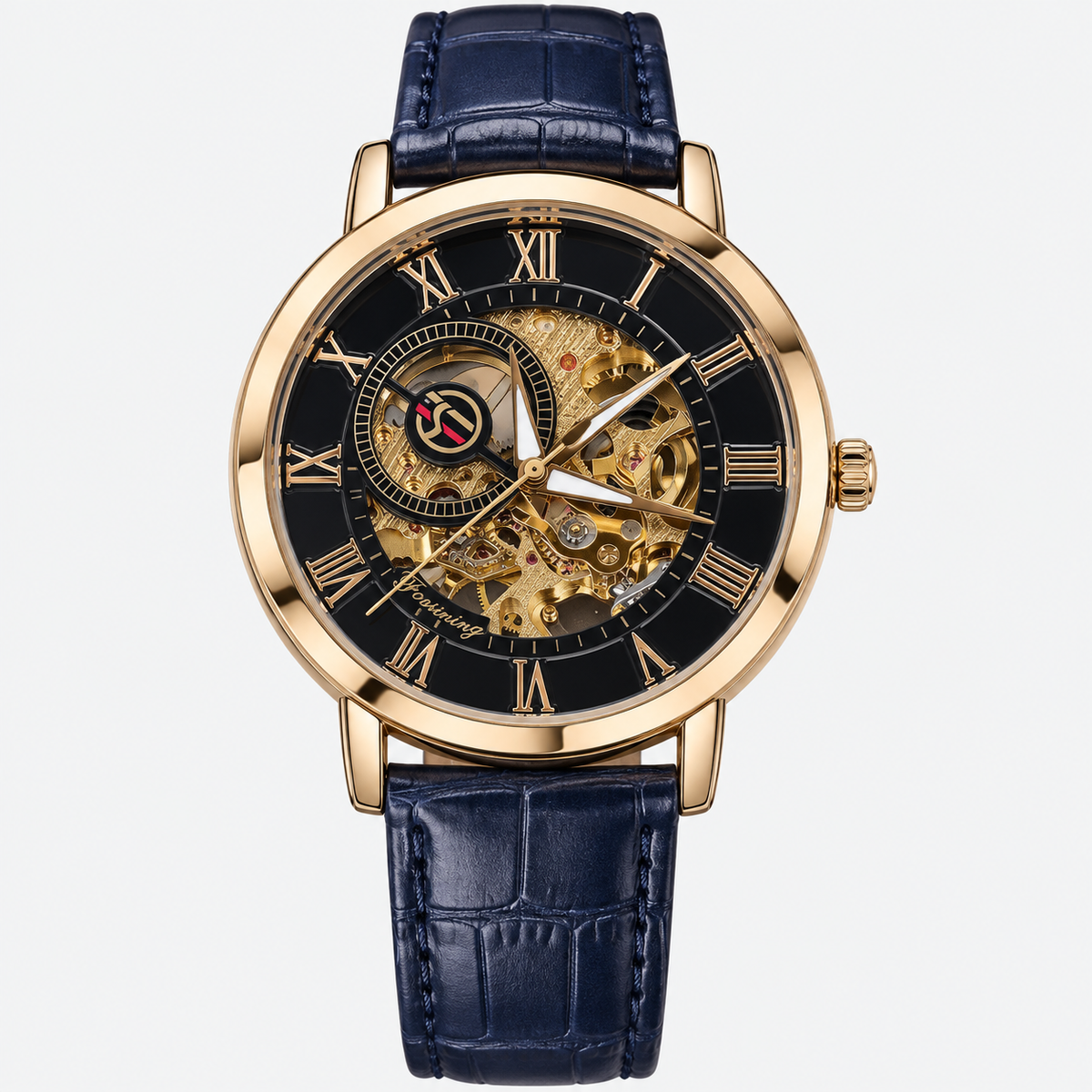 Montre mécanique squelette homme, Mouvement manuel - vue 1 - Montrelio