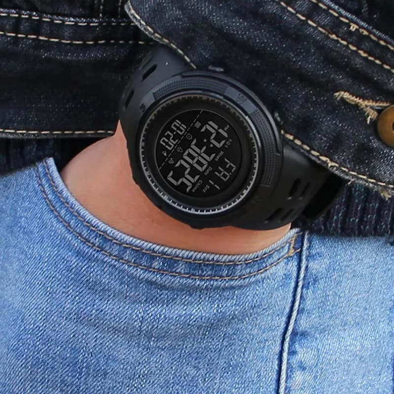 Montre militaire Digitale Homme 50MM - vue 4 - Montrelio