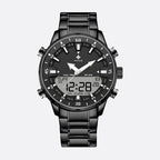 Montre militaire digitale quartz chronographe homme, Dual Display - vue 1 - Montrelio