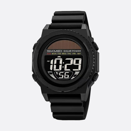 Montre Numérique Solaire Chronographe Homme