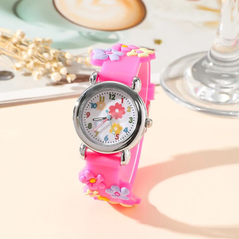 Montre pédagogique enfant fleurs relief - vue 5 - Montrelio
