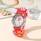 Montre pédagogique enfant fleurs relief - vue 7 - Montrelio