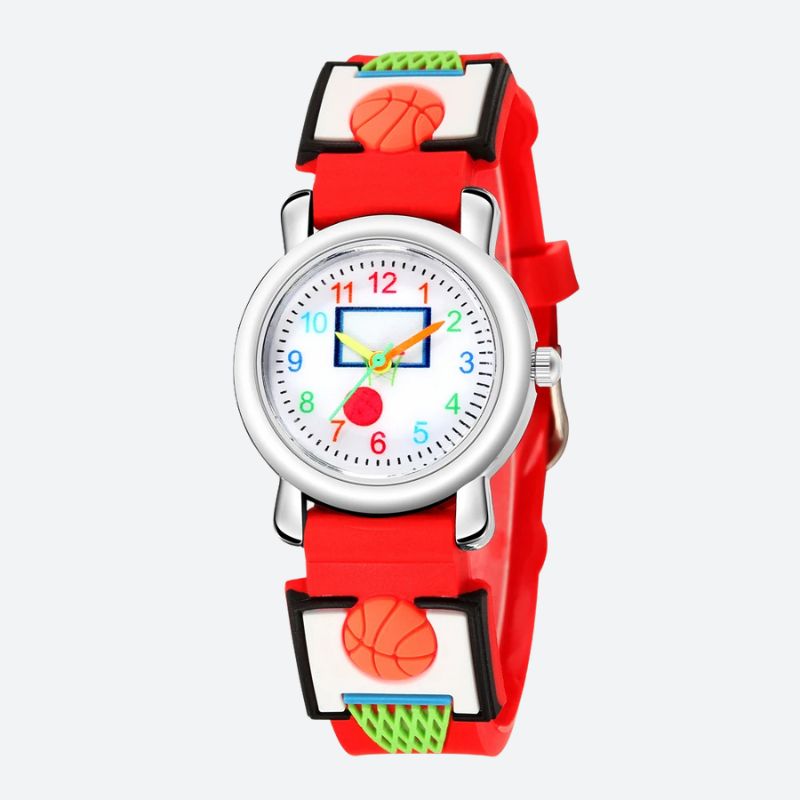 Montre pédagogique enfant thème basket - vue 1 - Montrelio