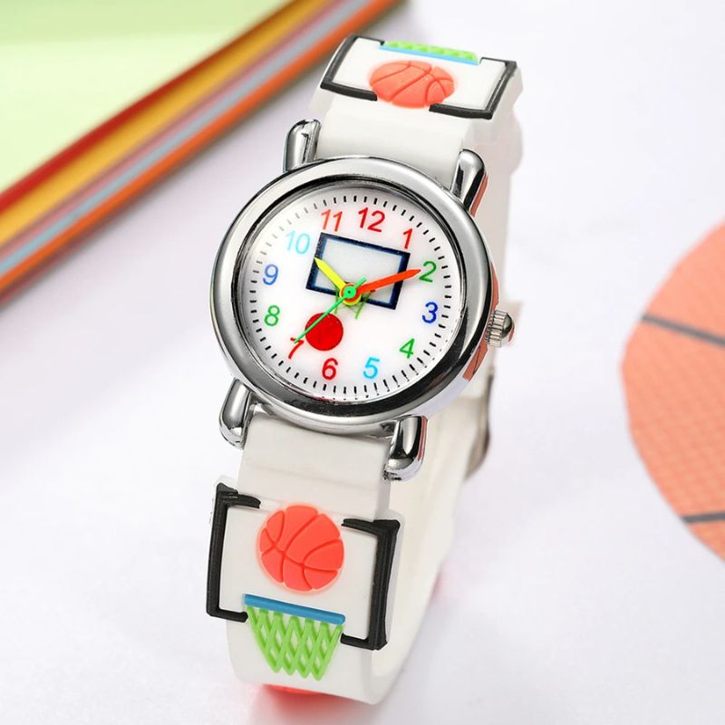 Montre pédagogique enfant thème basket - vue 2 - Montrelio