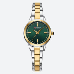 Montre Quartz femme Bicolore Étincelante