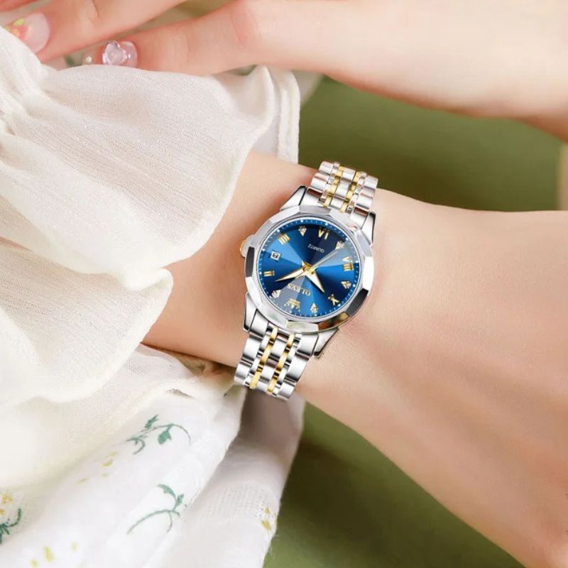 Montre quartz femme Bicolore Metal - vue 2 - Montrelio