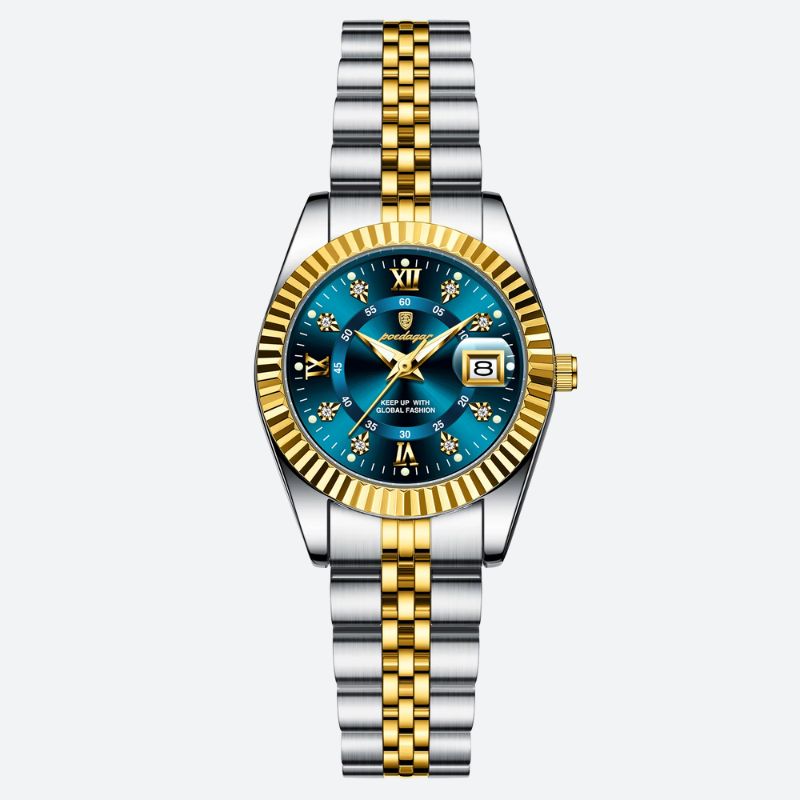 Montre quartz femme Métal Bicolore Étanche - vue 1 - Montrelio