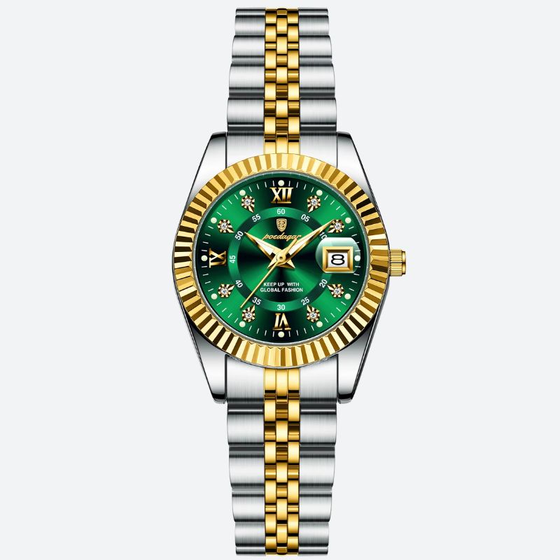 Montre quartz femme Métal Bicolore Étanche - vue 3 - Montrelio