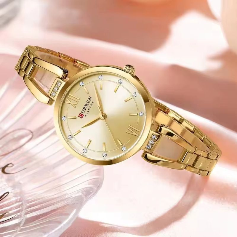 Montre quartz femme Métal Doré - vue 2 - Montrelio
