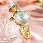 Montre quartz femme Métal Doré - vue 5 - Montrelio