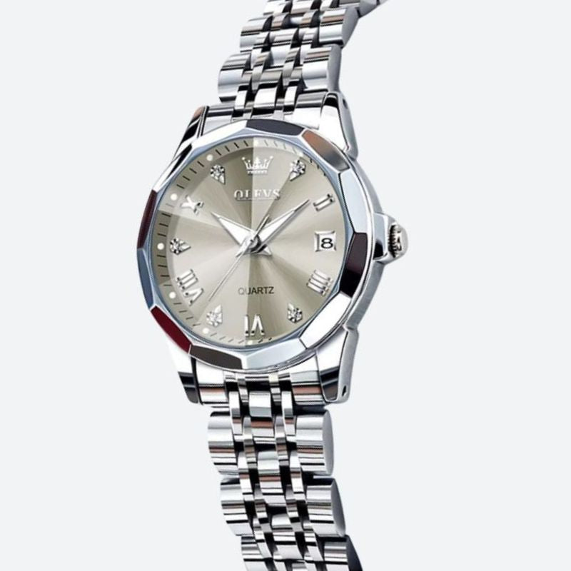 Montre quartz femme Métal Scintillant - vue 1 - Montrelio
