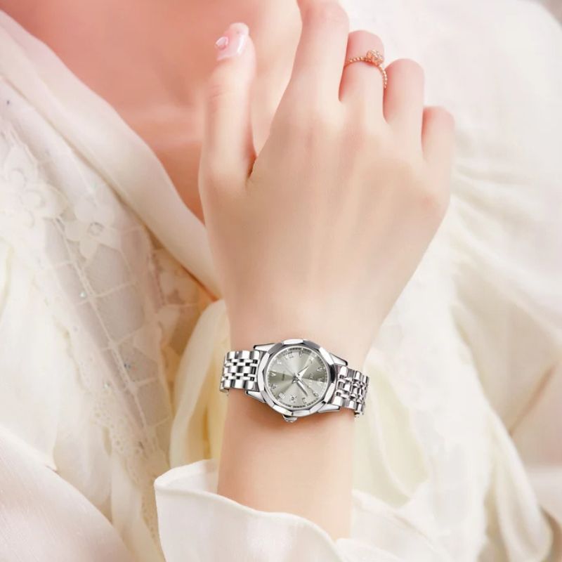 Montre quartz femme Métal Scintillant - vue 2 - Montrelio