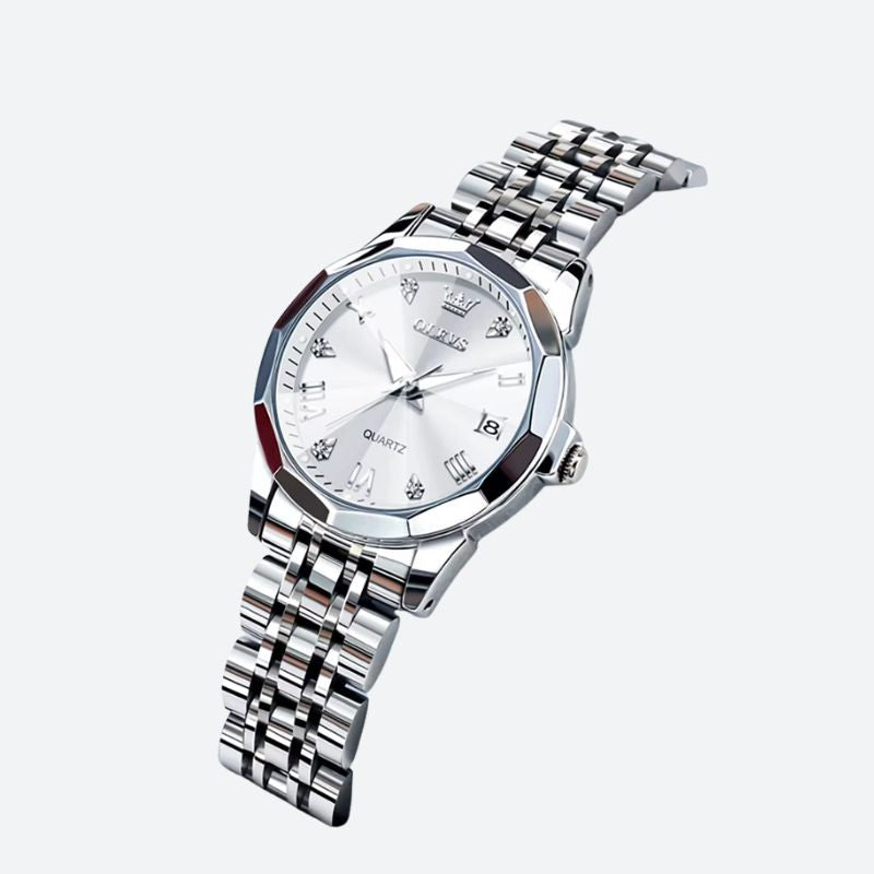 Montre quartz femme Métal Scintillant - vue 3 - Montrelio