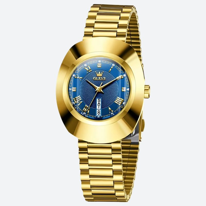 Montre quartz femme Ovale Dorée - vue 4 - Montrelio