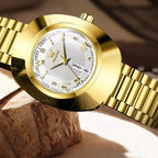 Montre quartz femme Ovale Dorée - vue 5 - Montrelio