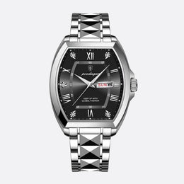 Montre Quartz Homme Design Tonneau
