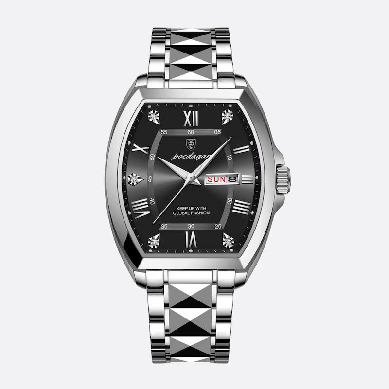 Montre Quartz Homme Design Tonneau - vue 2 - Montrelio