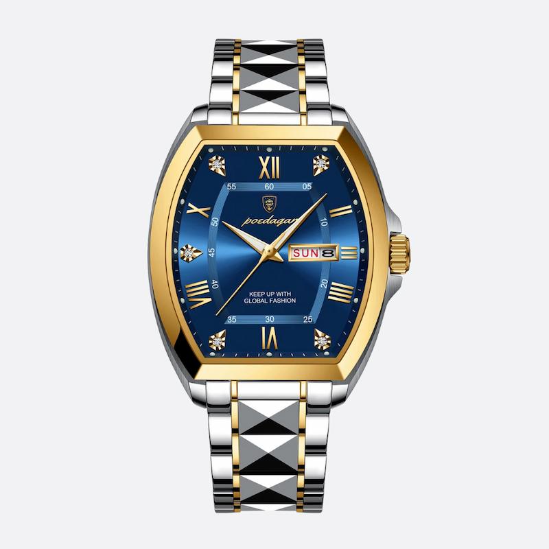 Montre Quartz Homme Design Tonneau - vue 4 - Montrelio