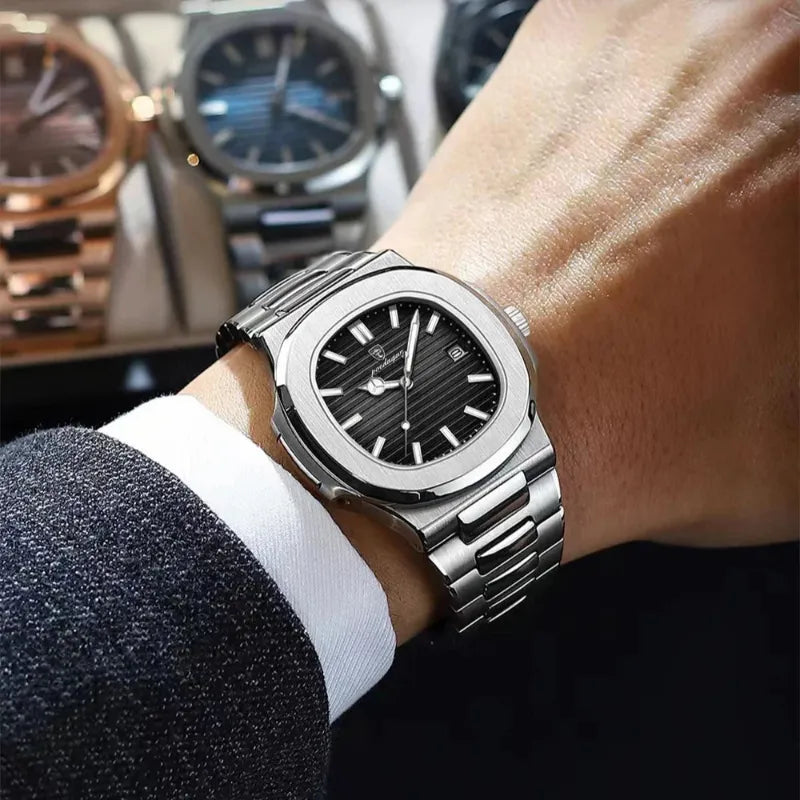 Montre Quartz Homme Style Luxe - vue 5 - Montrelio