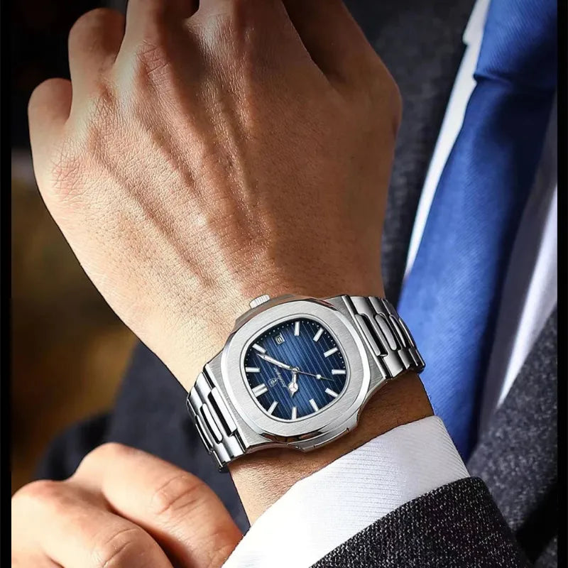 Montre Quartz Homme Style Luxe - vue 7 - Montrelio