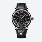 Montre Ronde Homme Chronographe Quartz Chiffres Romains - vue 1 - Montrelio